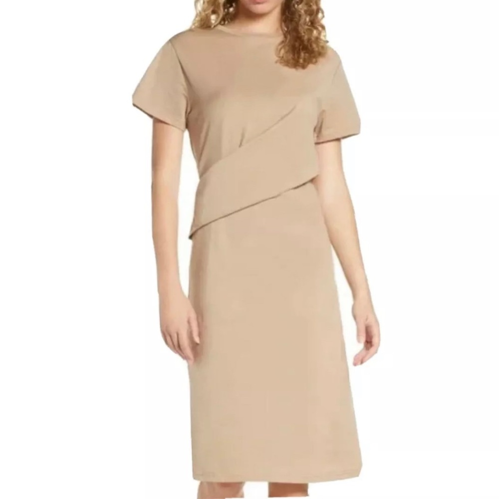 NWT CAARA Poella Waist Detail T-Shirt Dress. Size S